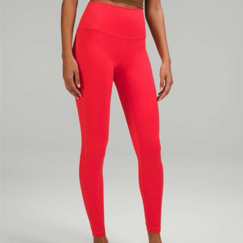Lululemon Align High-Rise Pant 28" in Carnation Red